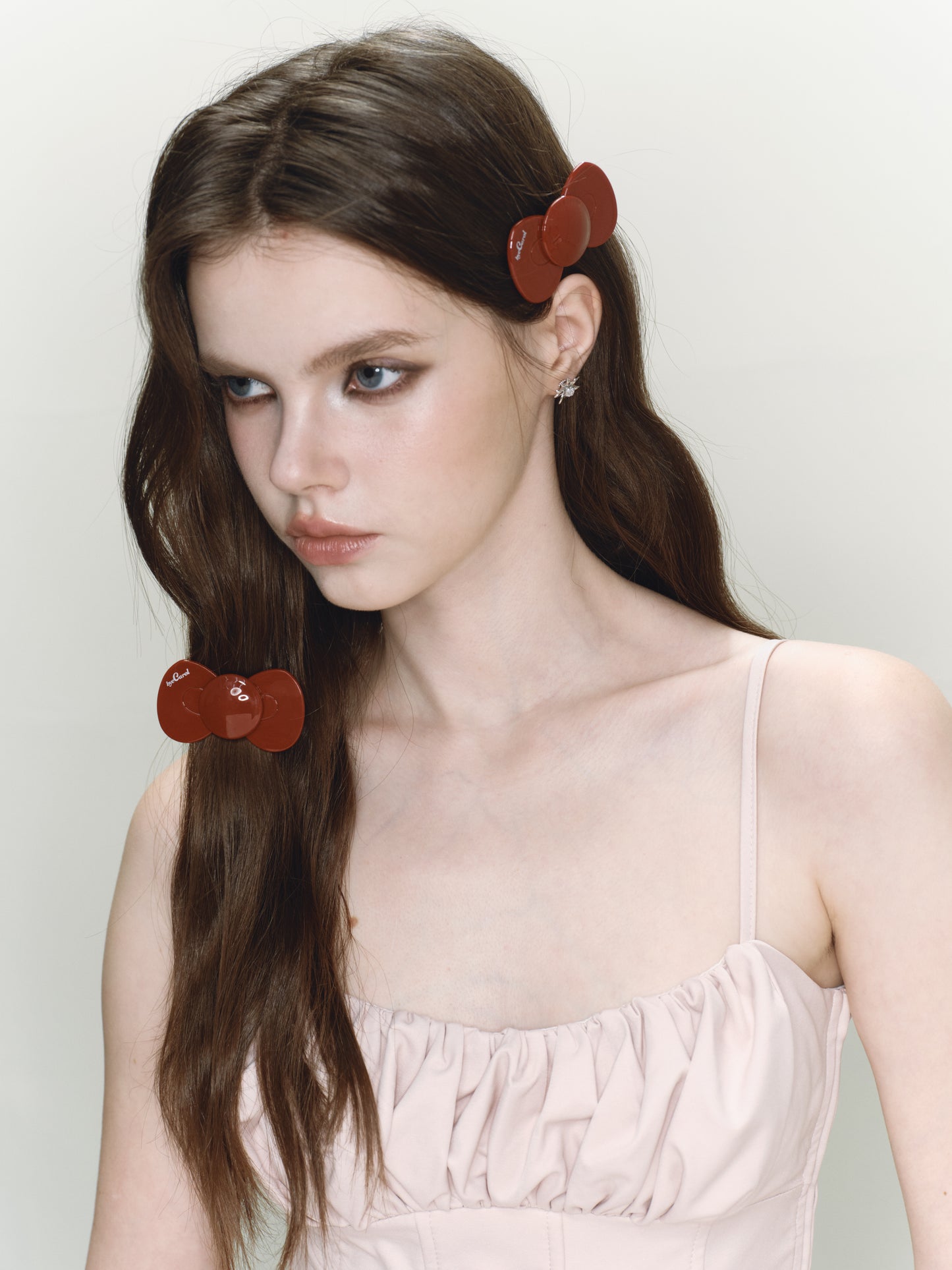 Red Bow Hairclip