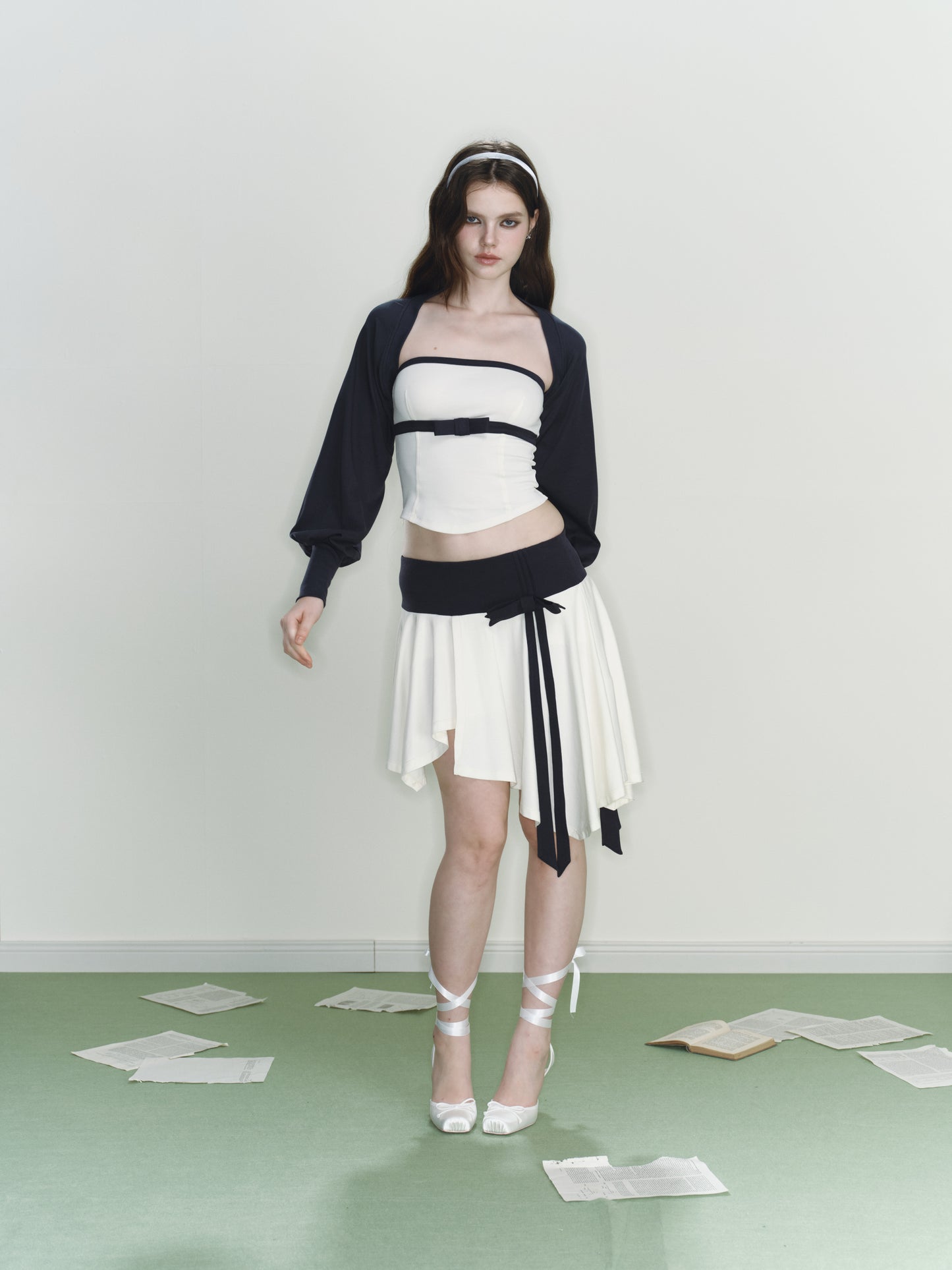 Swan Bolero Knit Set (SHIPS BY 7/20)
