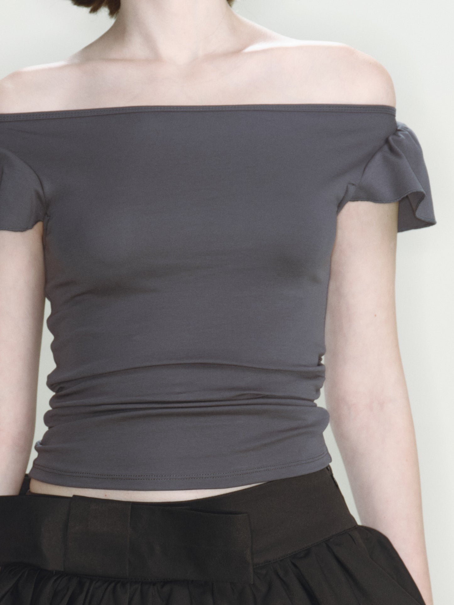 Flyaway Knit Top (Grey)