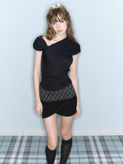 Tangled Knit Top (Navy)