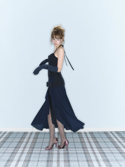 Last Dance Corset Dress (Navy)