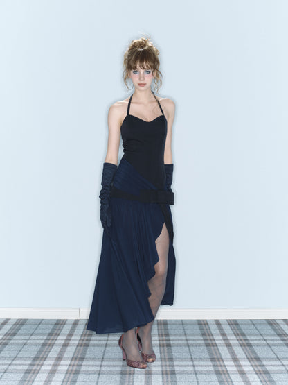 Last Dance Corset Dress (Navy)
