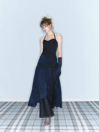 Last Dance Corset Dress (Navy)