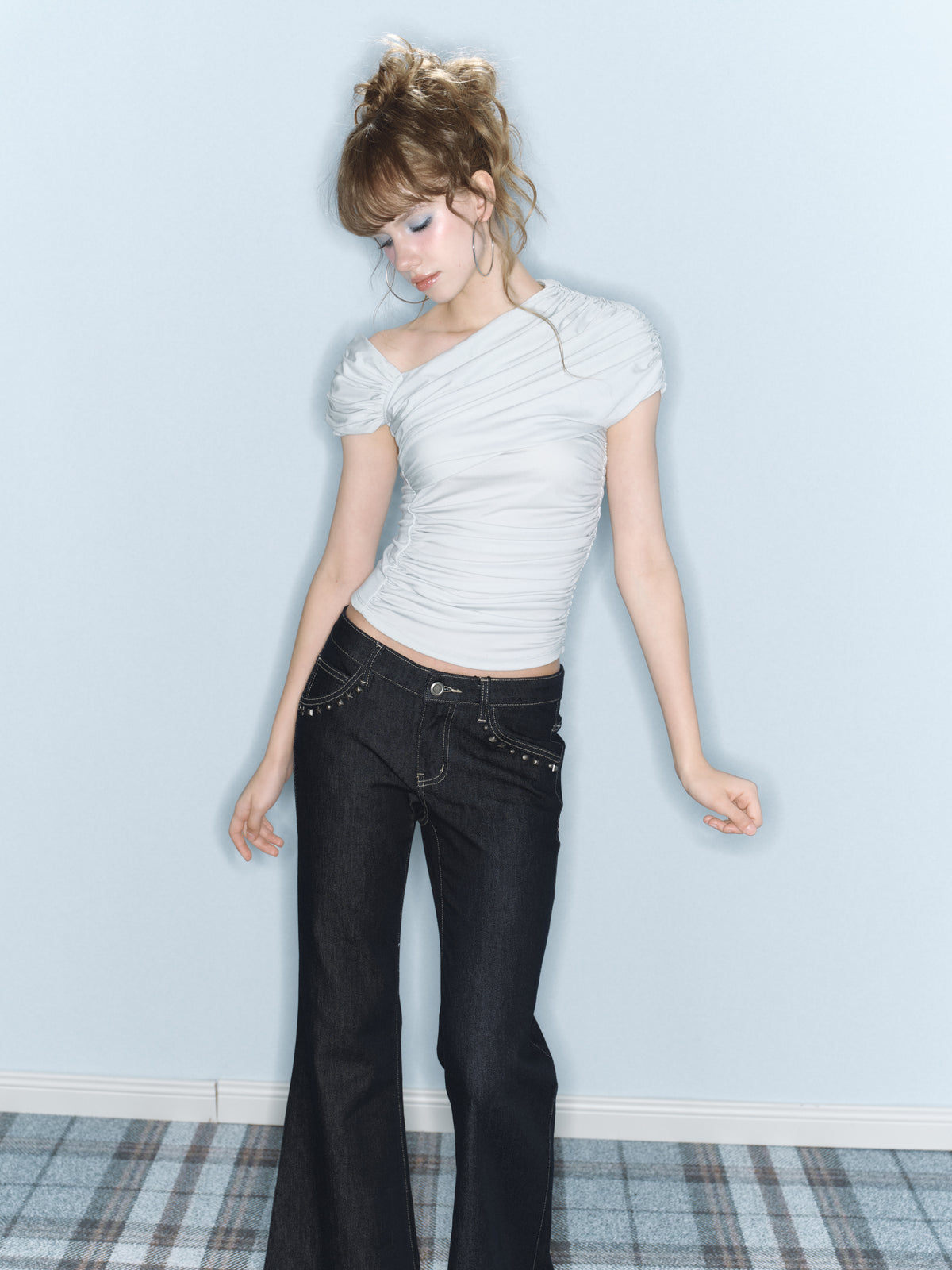 Tangled Knit Top (Blue)