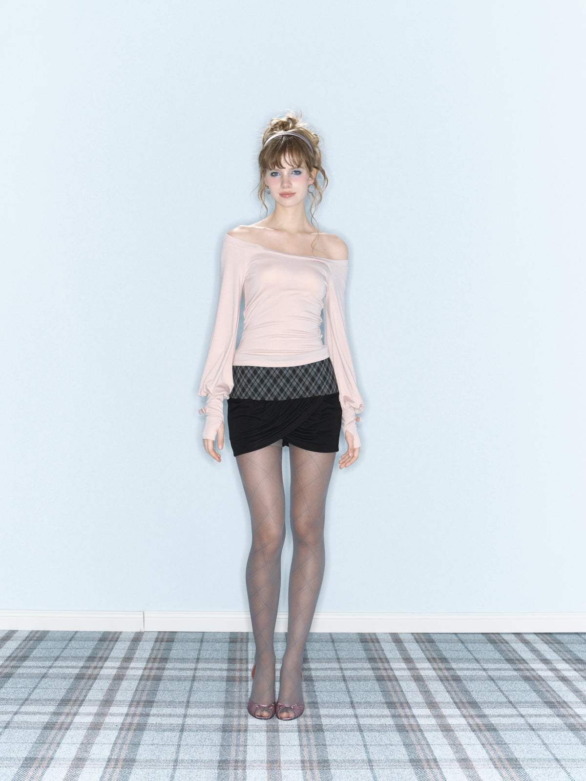 Moonlit Cuff Top (Pink)