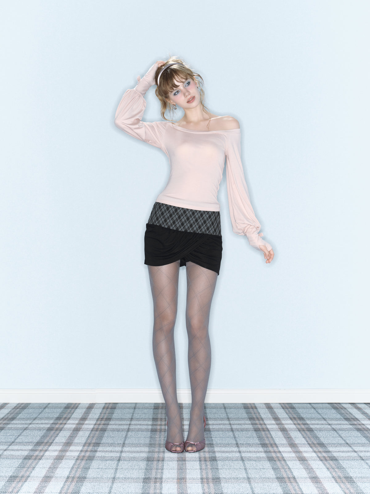 Moonlit Cuff Top (Pink)