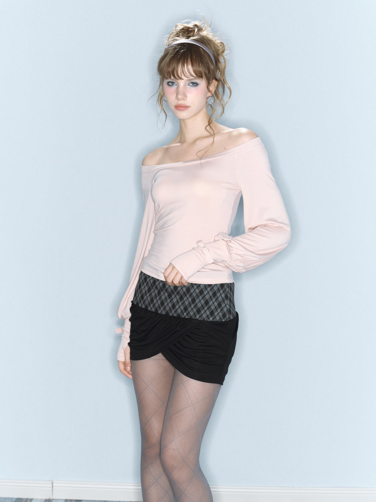 Moonlit Cuff Top (Pink)