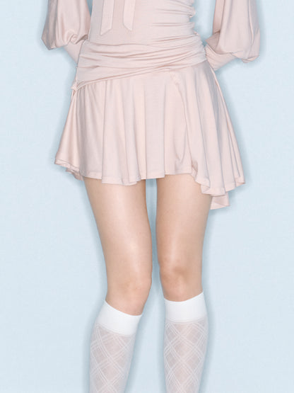 Runaway Knit Skirt (Pink)