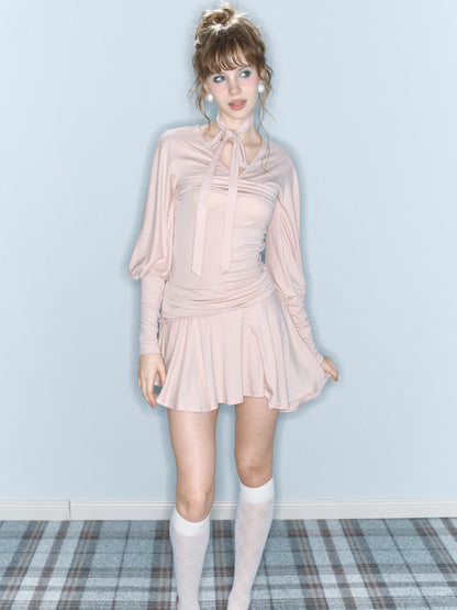 Runaway Knit Skirt (Pink)