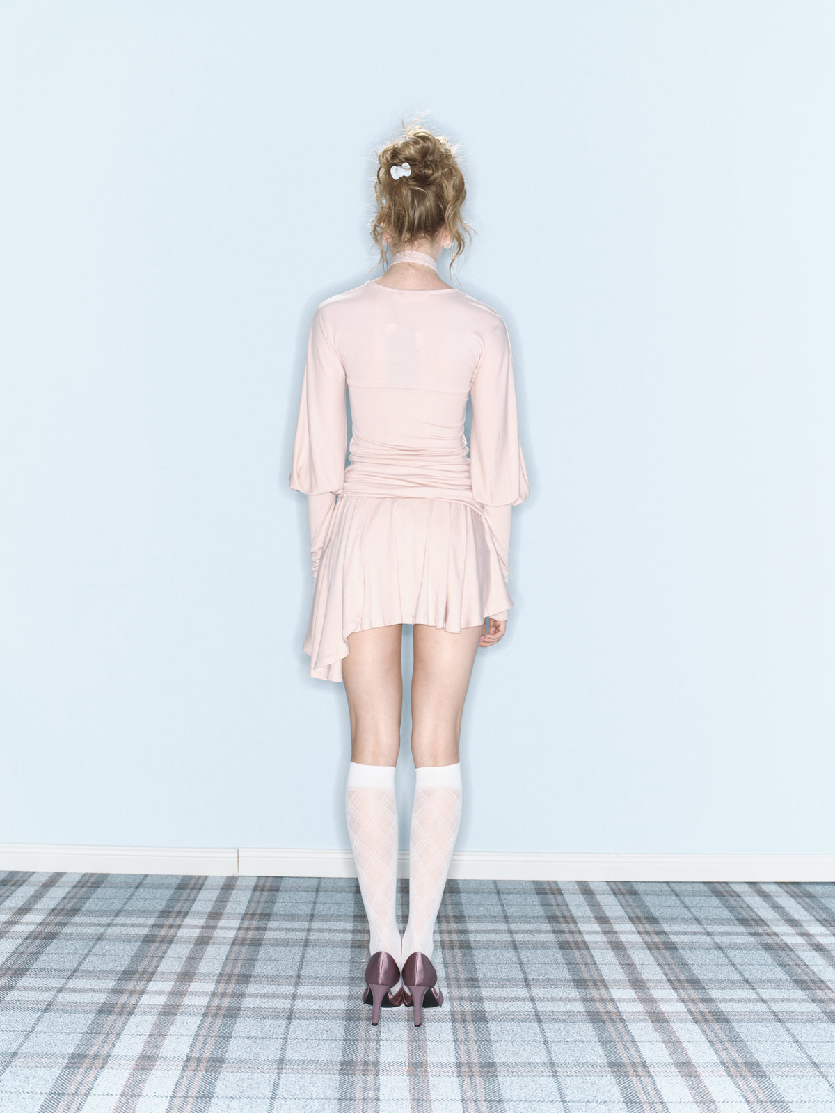 Love Letter Tie Top (Pink)