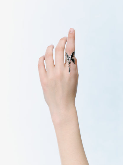 Silver Winding Ring