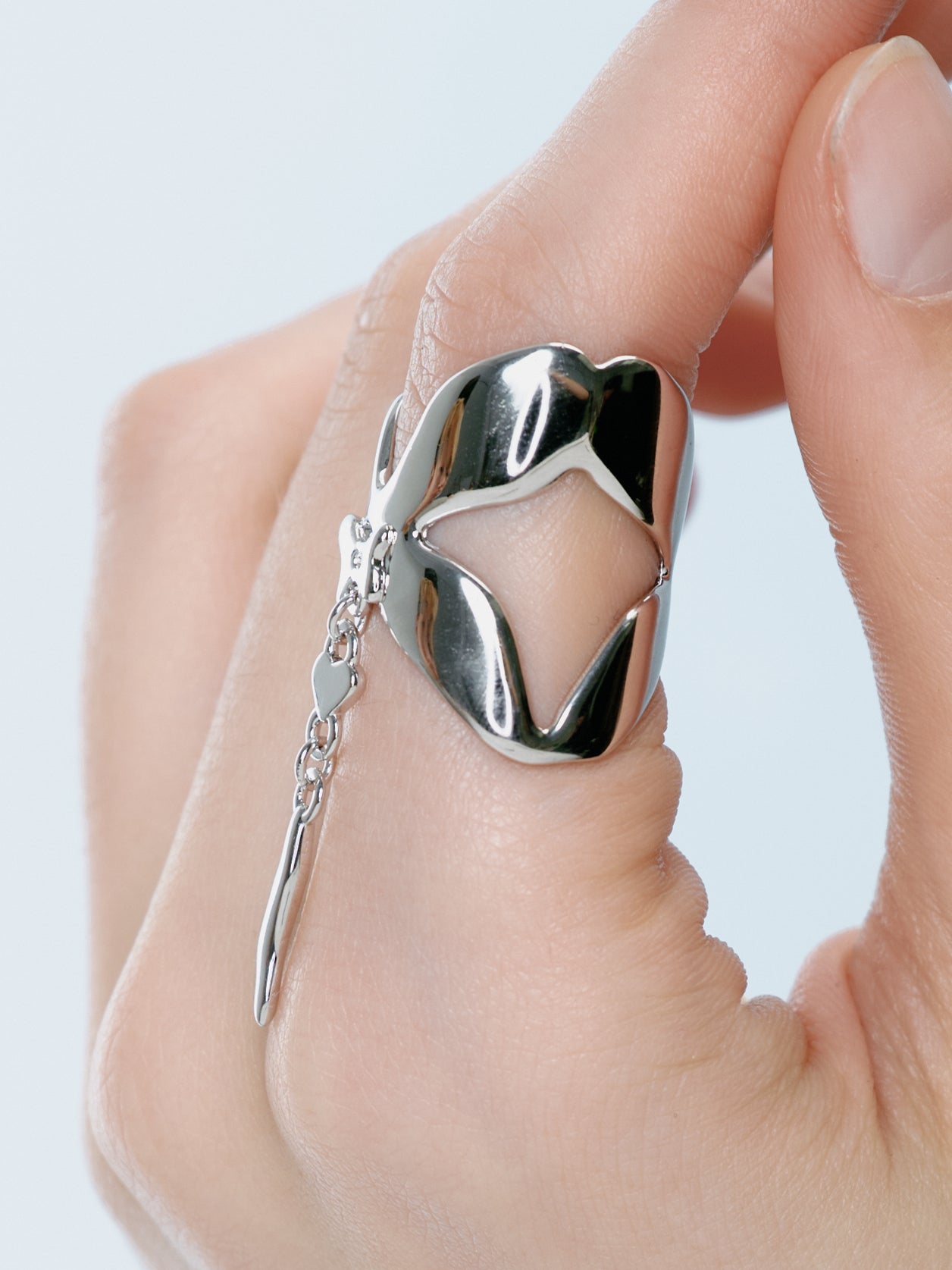 Silver Winding Ring
