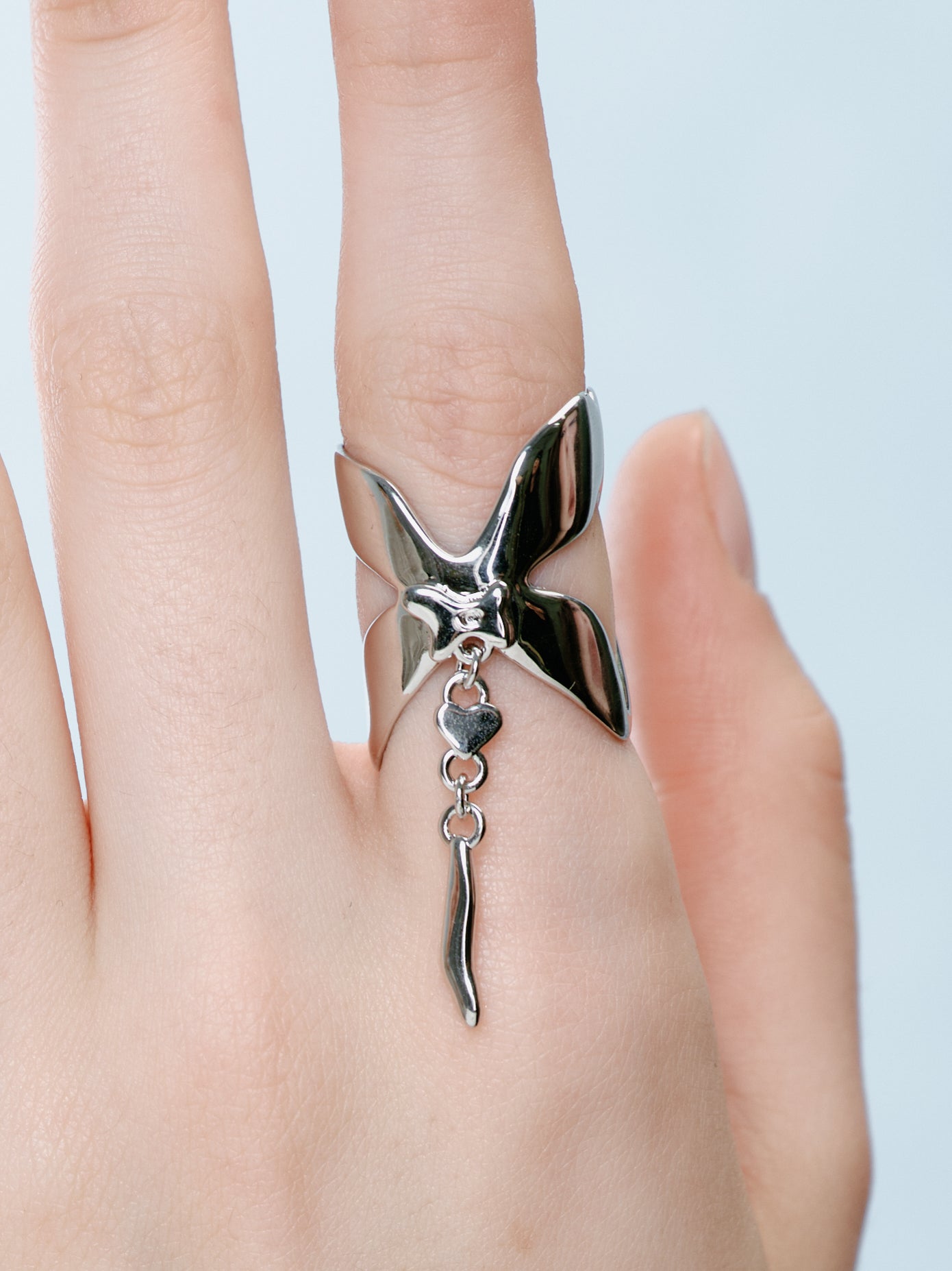 Silver Winding Ring