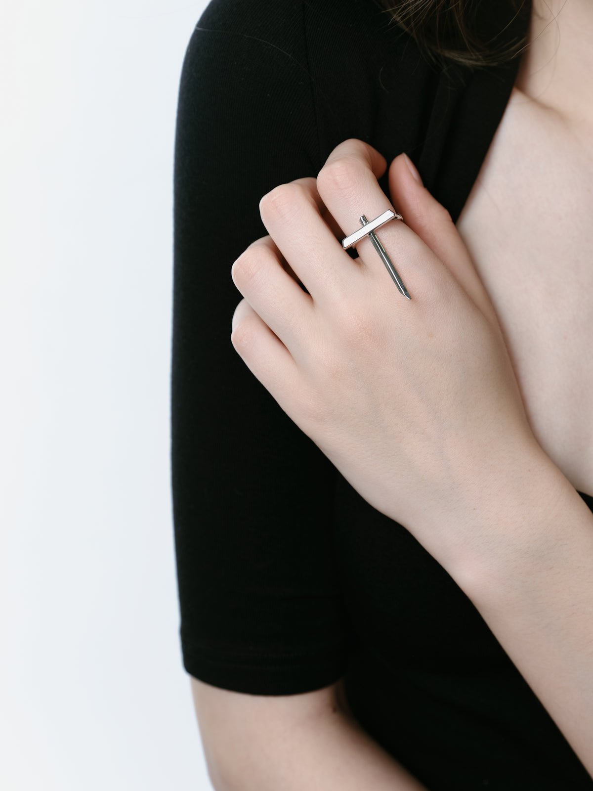 Polished Dagger Ring