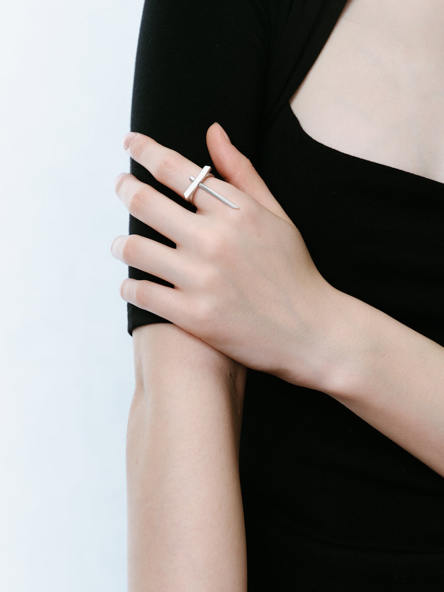 Matte Dagger Ring