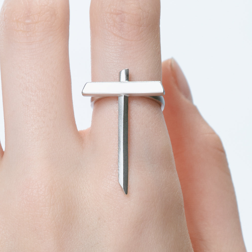 Matte Dagger Ring