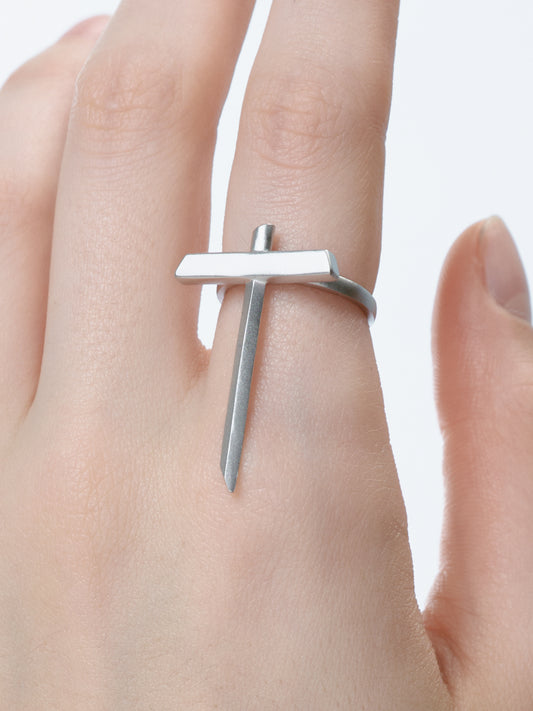 Matte Dagger Ring