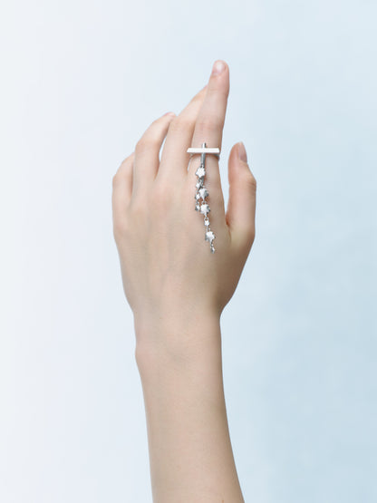 Matte Dagger Dangle Ring