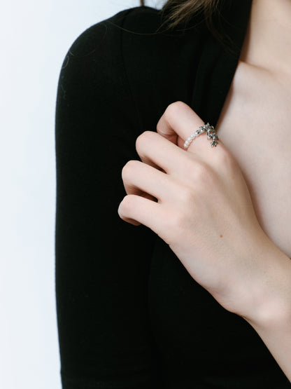 Pearl Lily Ring