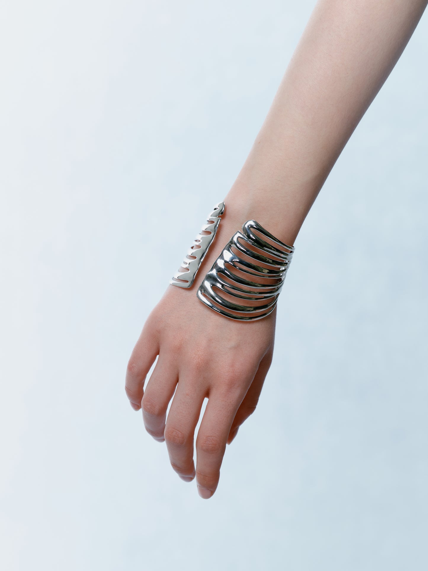 Silver Winding Bracelet