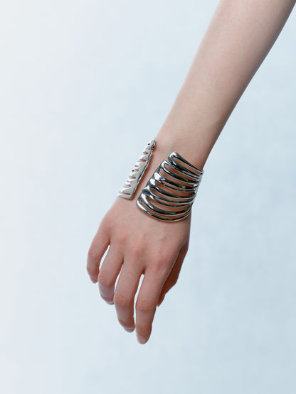 Silver Winding Bracelet