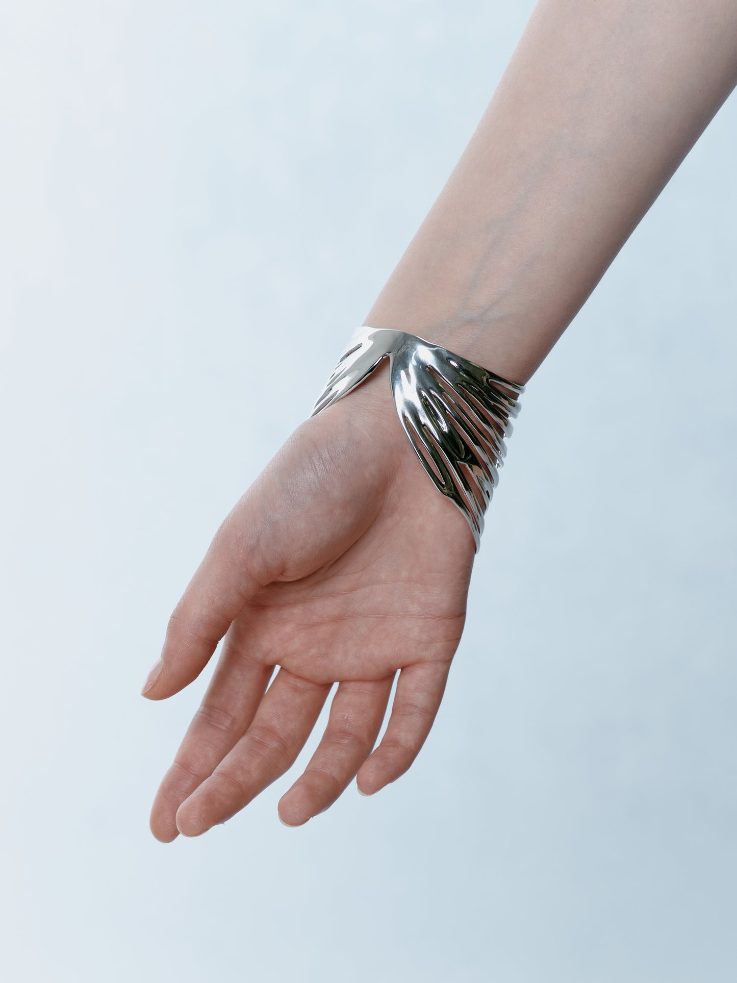 Silver Winding Bracelet