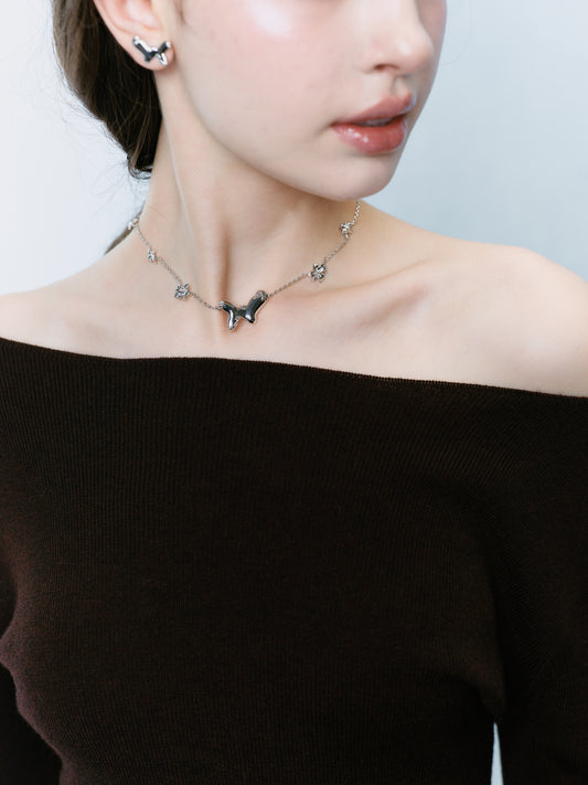 Lily Wing Necklace