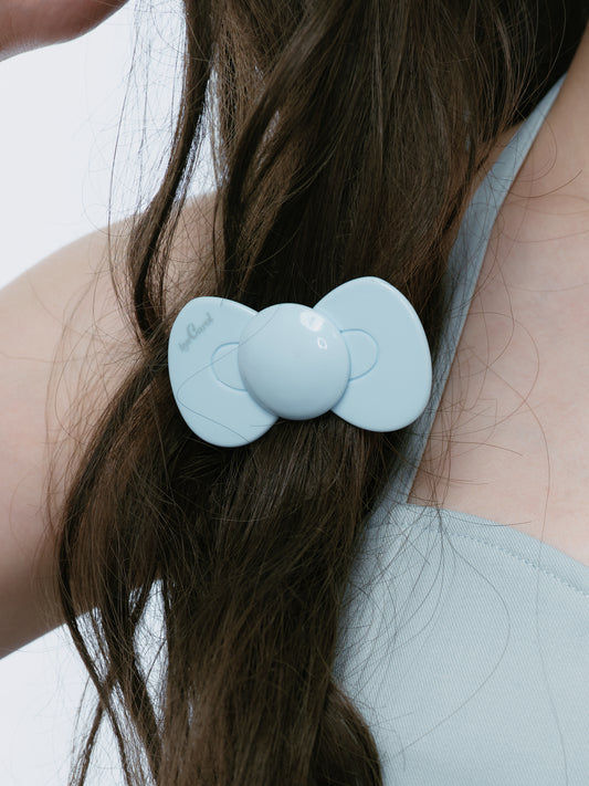 Blue Bow Hairclip