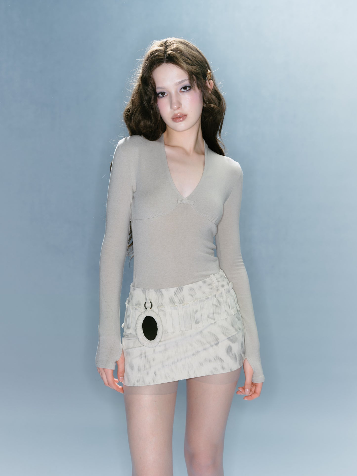 Ivory Midnight Knit Top