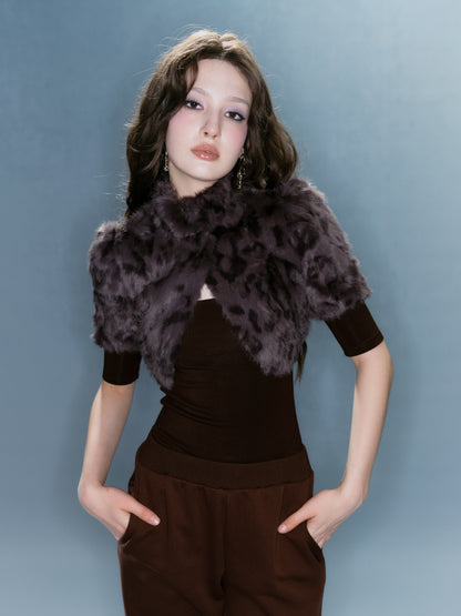 Black KittenClaw Fur Jacket