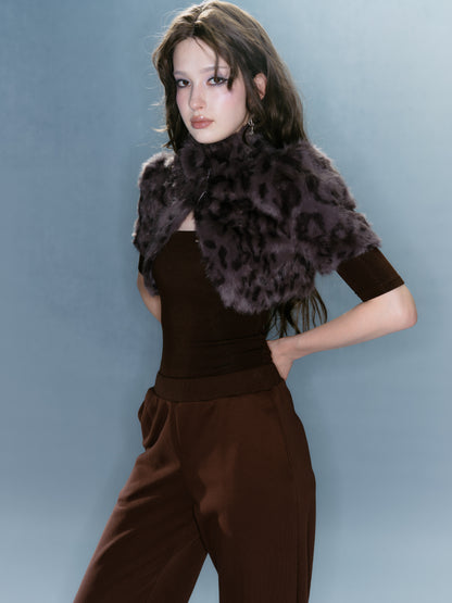 Black KittenClaw Fur Jacket