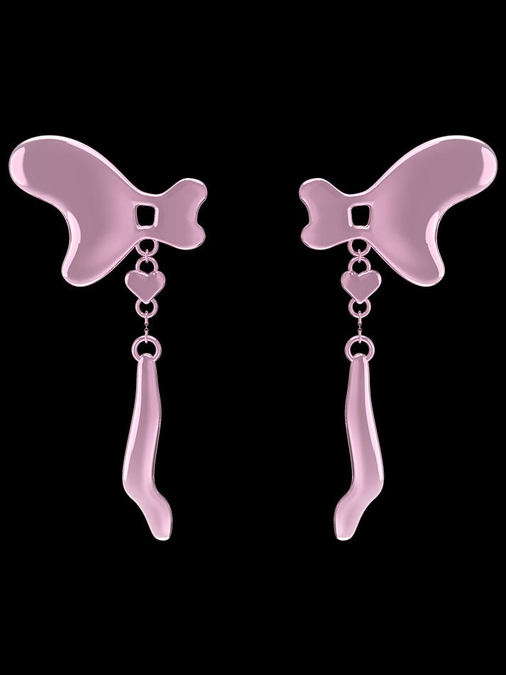 Pink Elf Earings