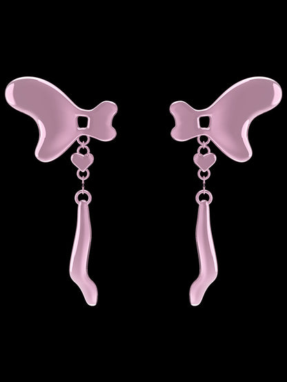 Pink Elf Earings