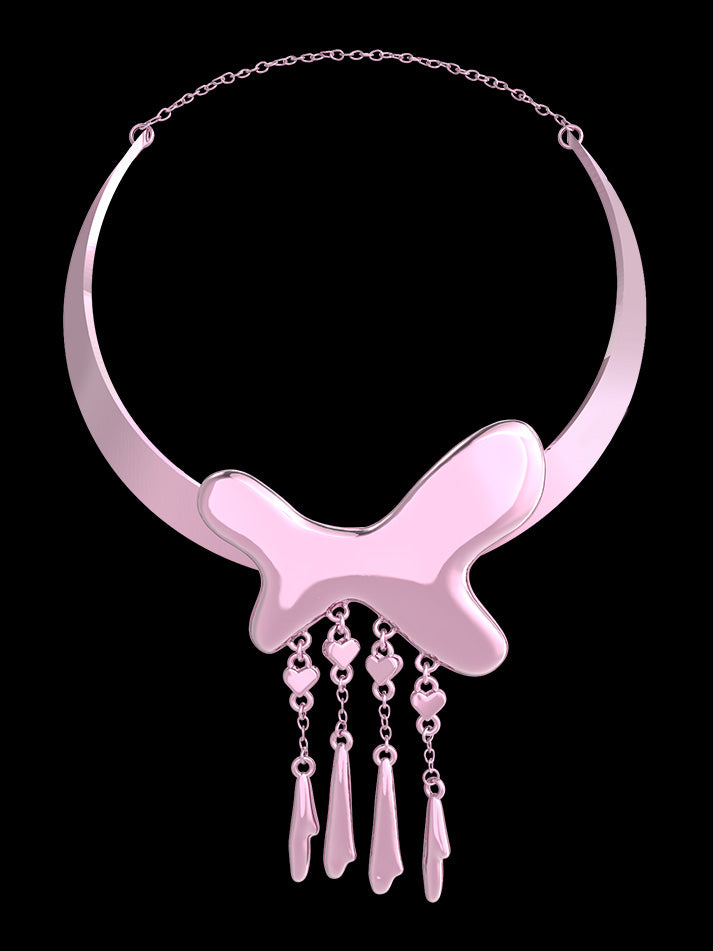 Pink Tinkling Necklace