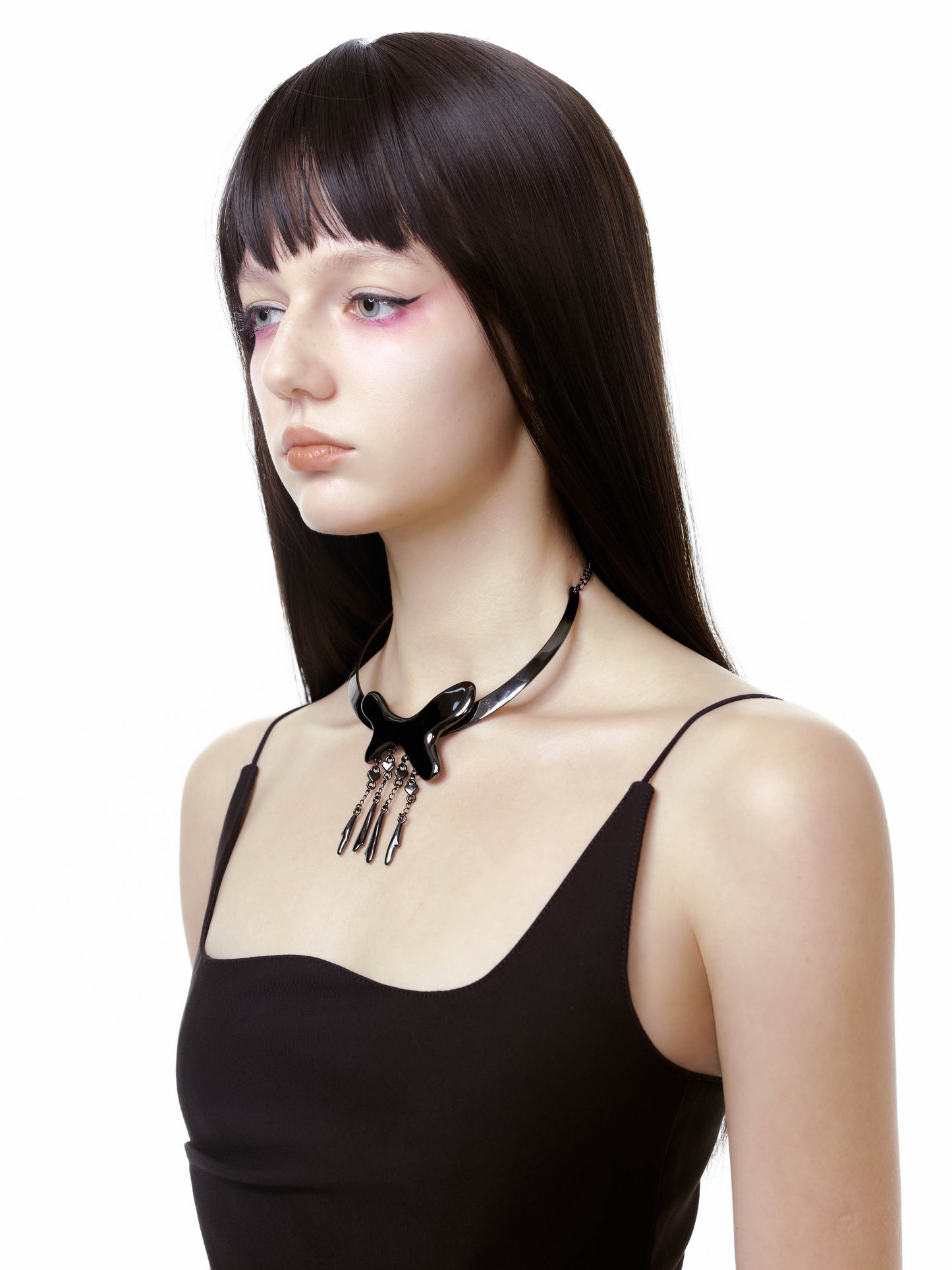 Black Tinkling Necklace