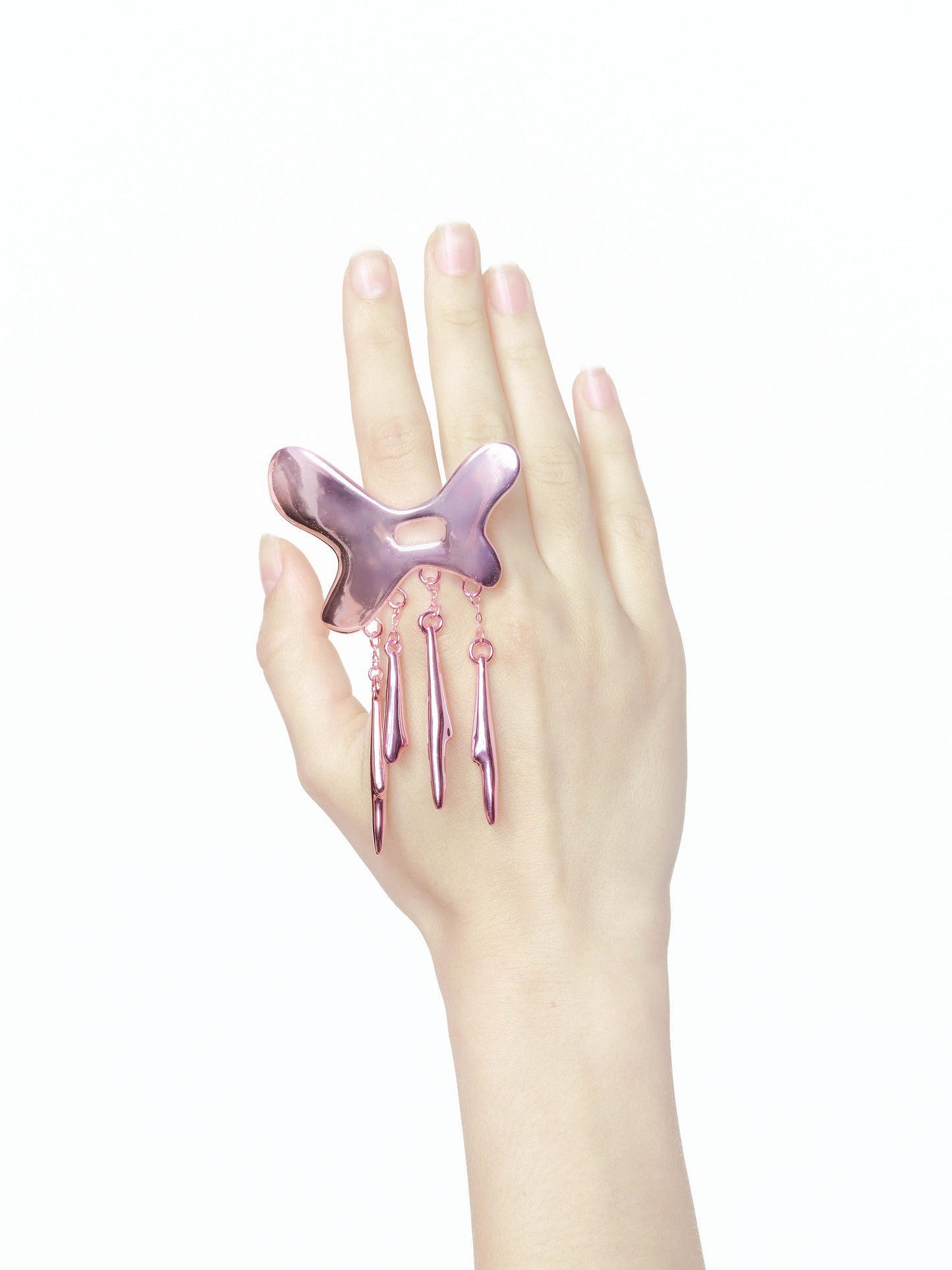 Pink Morpho Ring