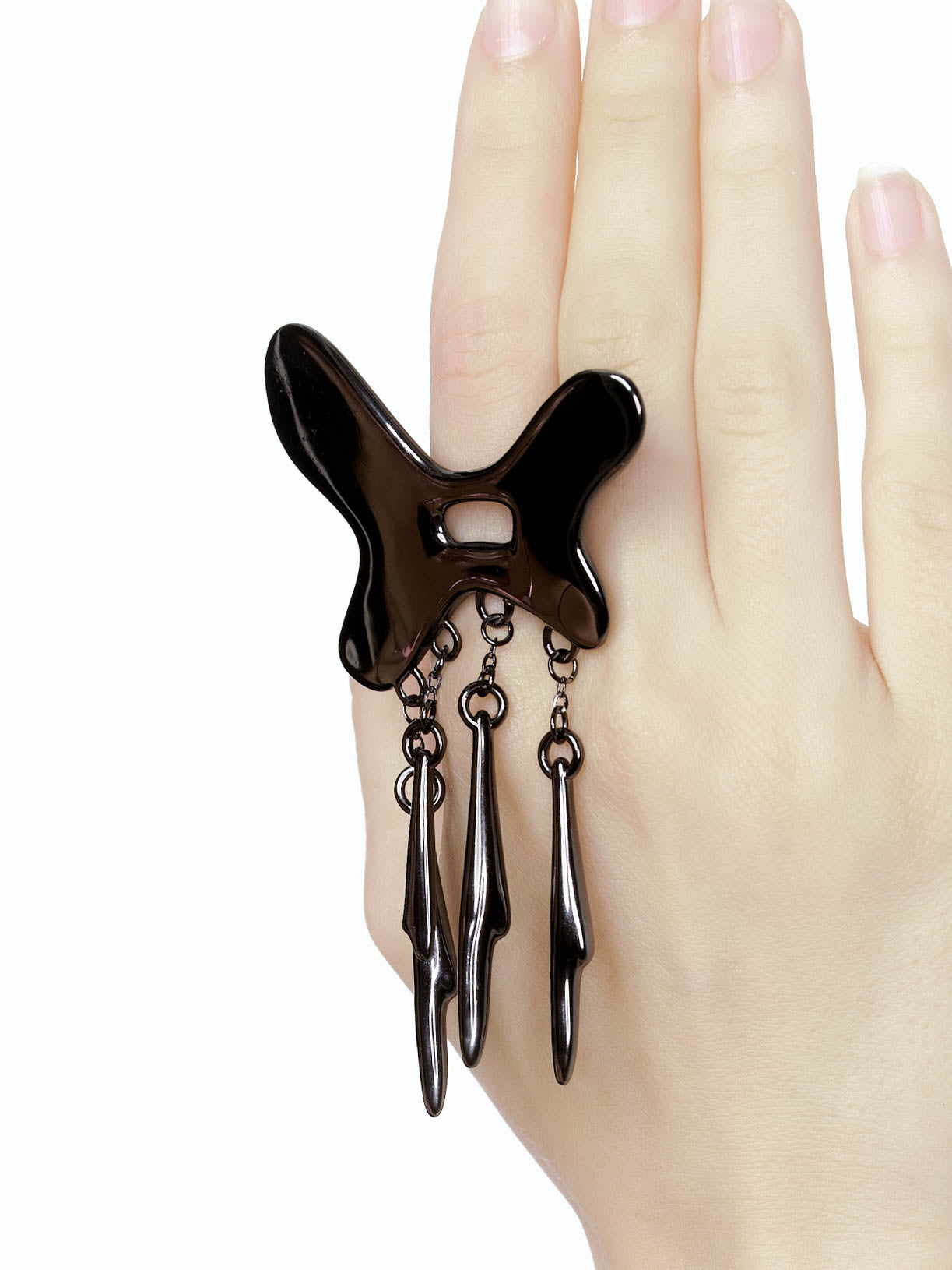 Black Morpho Ring