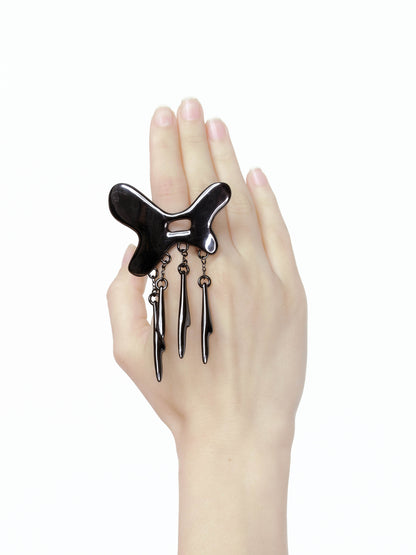 Black Morpho Ring