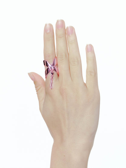 Pink Winding Ring