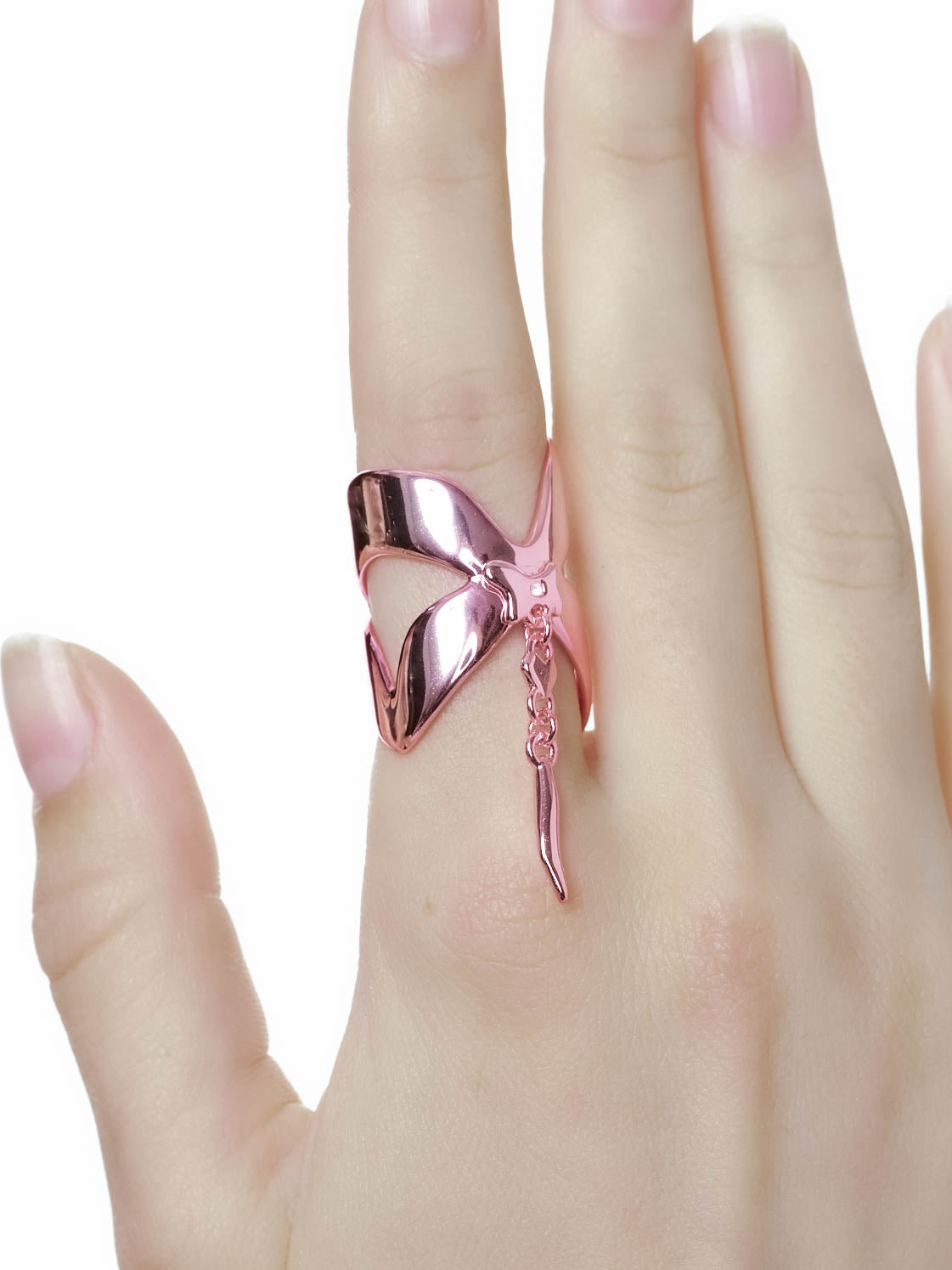 Pink Winding Ring