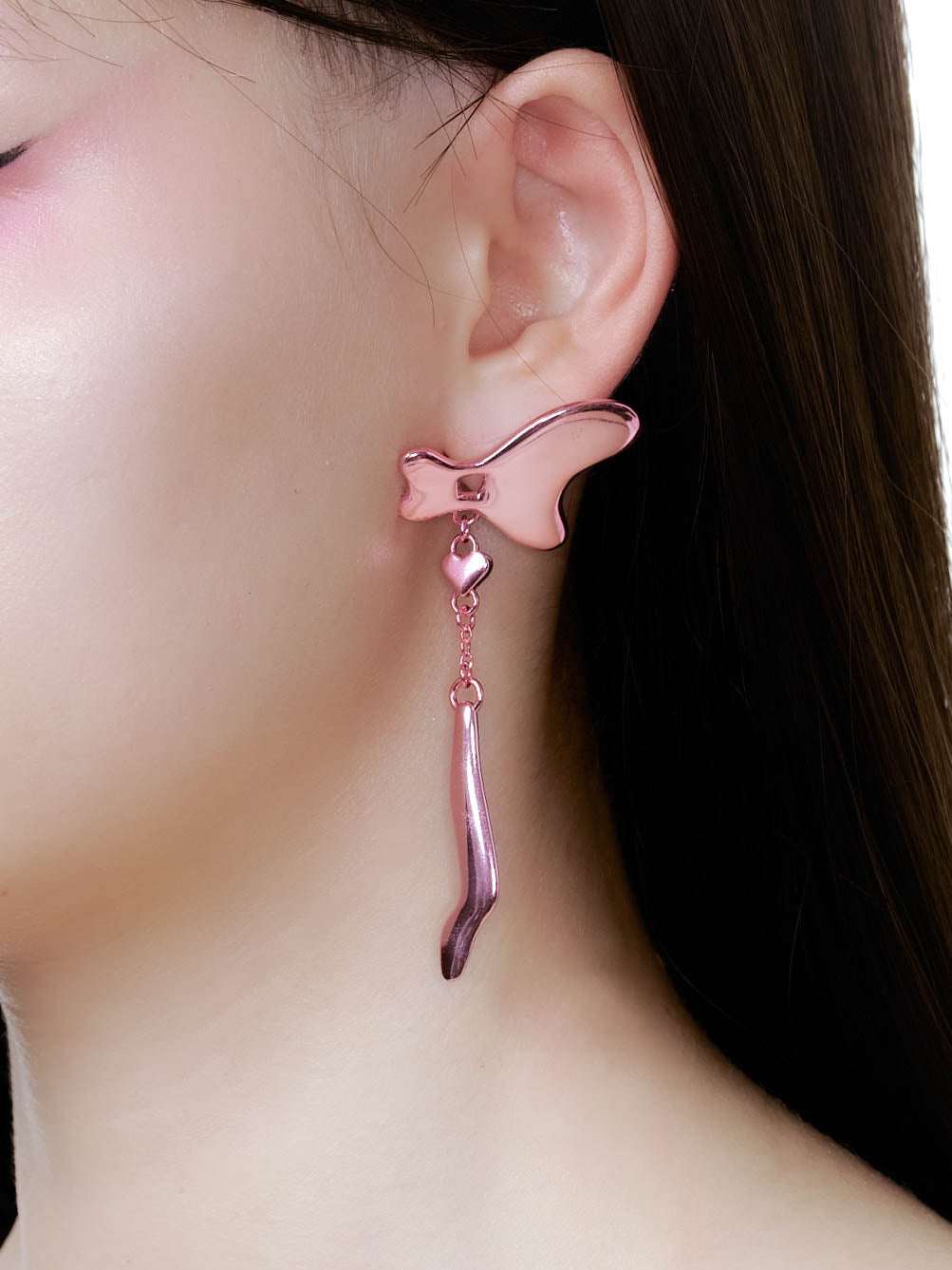 Pink Elf Earings