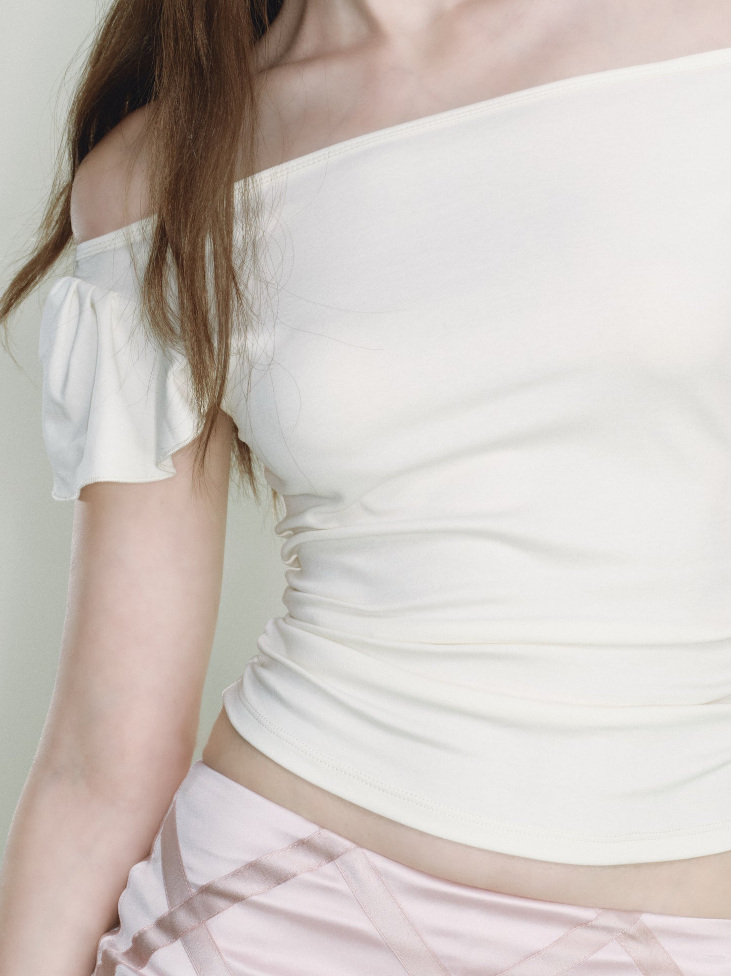 Flyaway Knit Top (White)