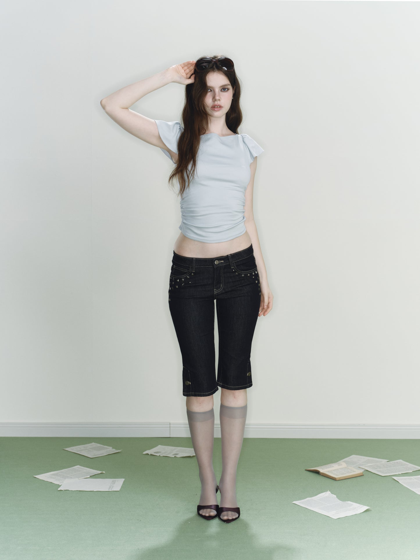 Starry Capri Jeans