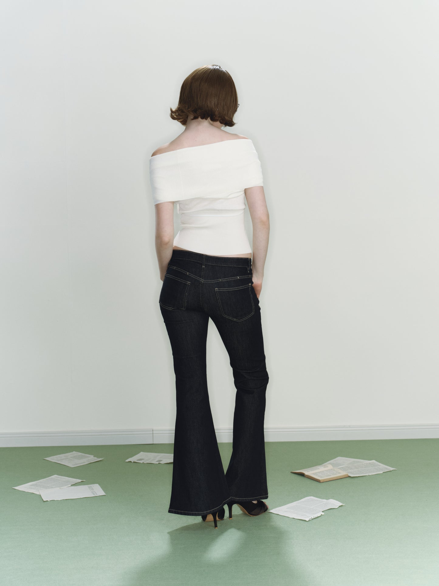Lune Two-way Knit Top (White)