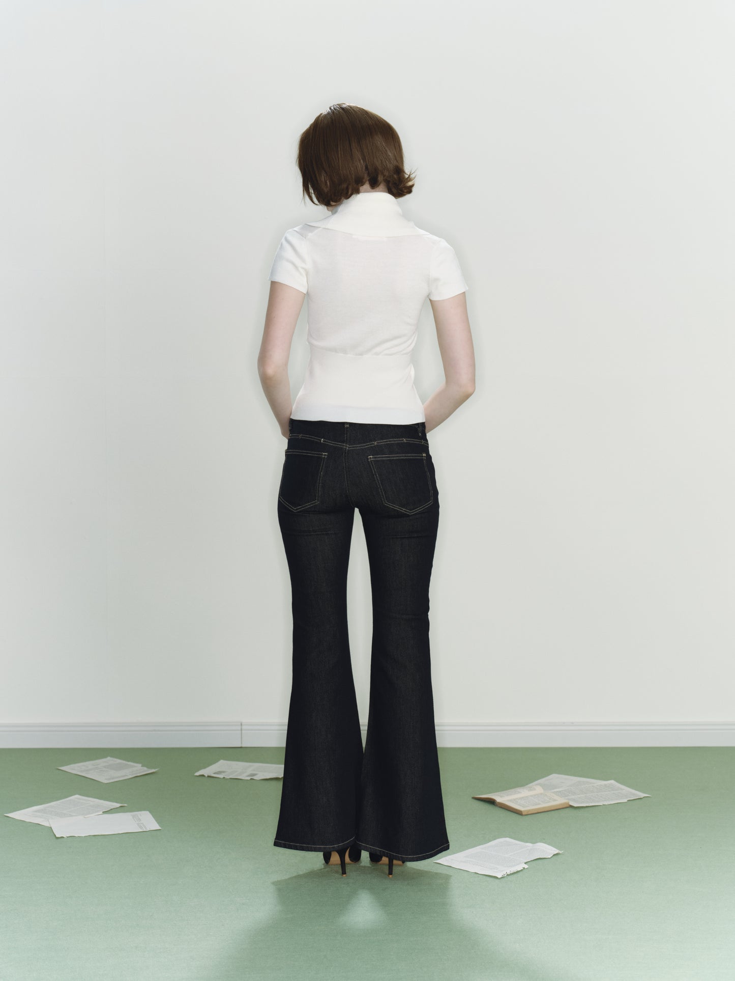 Lune Two-way Knit Top (White)