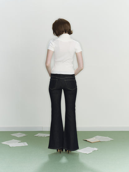 Lune Two-way Knit Top (White)