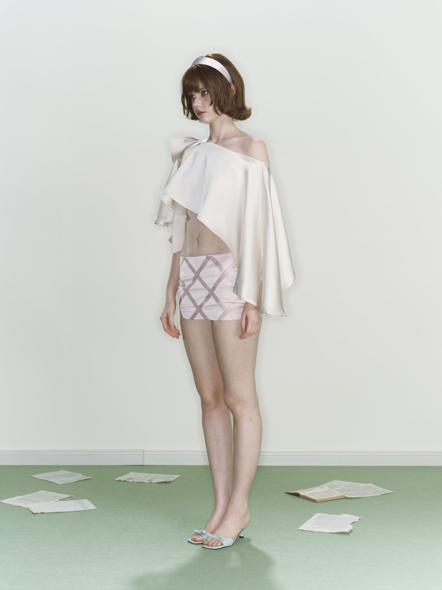 Pinky Cubic Skirt