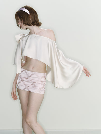 Pinky Cubic Skirt