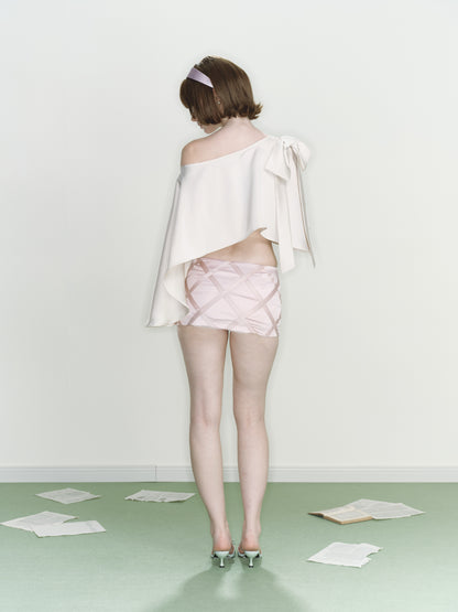 Pinky Cubic Skirt
