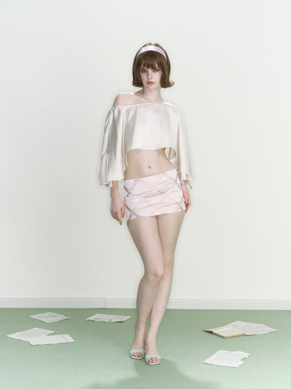 Pinky Cubic Skirt